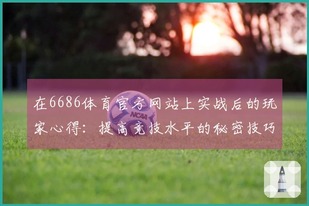 在6686体育官方网站上实战后的玩家心得：提高竞技水平的秘密技巧分享